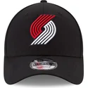 cap-zaobljena-black-adjustable-strap-9forty-the-league-portland-trail-blazers-nba-new-era
