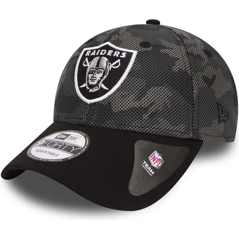 kapa-zaobljena-maskirni-podesiv-9forty-mesh-overlay-las-vegas-raiders-nfl-new-era