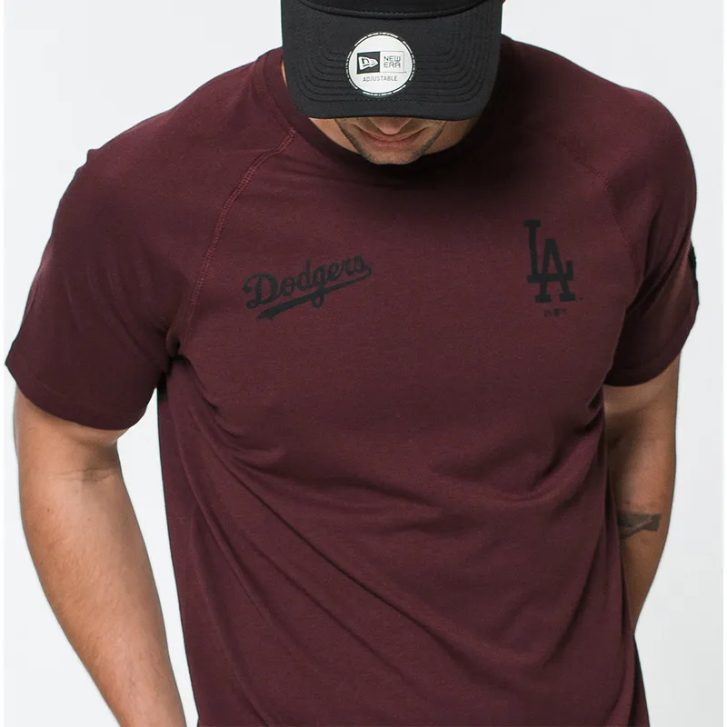 majice-kratki-rukav-crvena-tech-series-los-angeles-dodgers-mlb-new-era