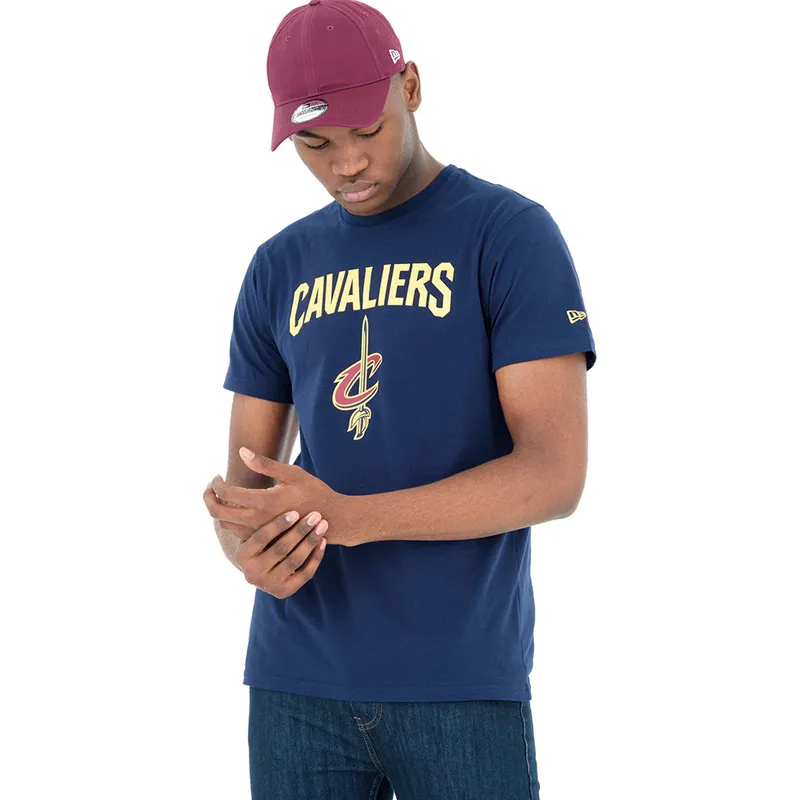 majice-kratki-rukav-plava-cleveland-cavaliers-nba-new-era