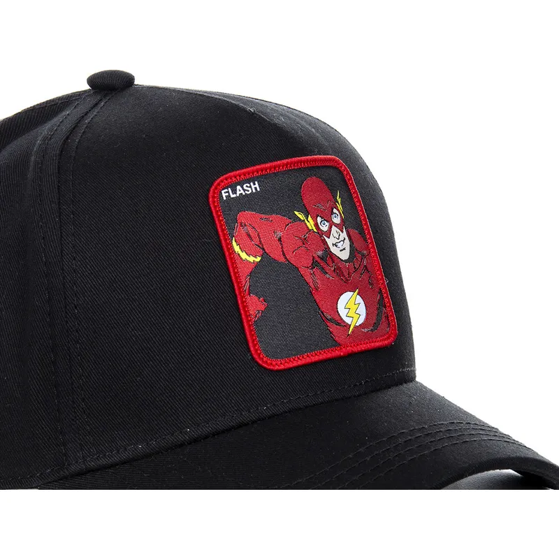 kapa-zaobljena-crna-snapback-clasico-fla2-flash-dc-comics-capslab