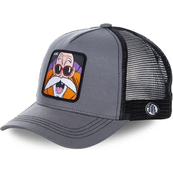 capslab-master-roshi-kam-dragon-ball-grey-trucker-hat