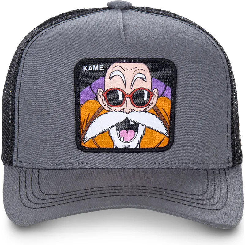 kapa-zaobljena-siva-snapback-kam-muten-roshi-dragon-ball-capslab