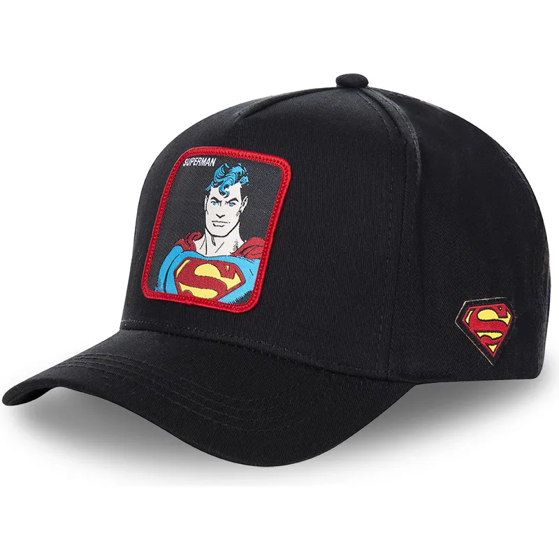 kapa-zaobljena-crna-snapback-clasico-sup4-superman-dc-comics-capslab