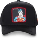 kapa-zaobljena-crna-snapback-clasico-sup4-superman-dc-comics-capslab