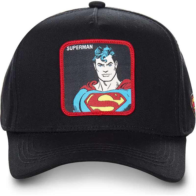 kapa-zaobljena-crna-snapback-clasico-sup4-superman-dc-comics-capslab