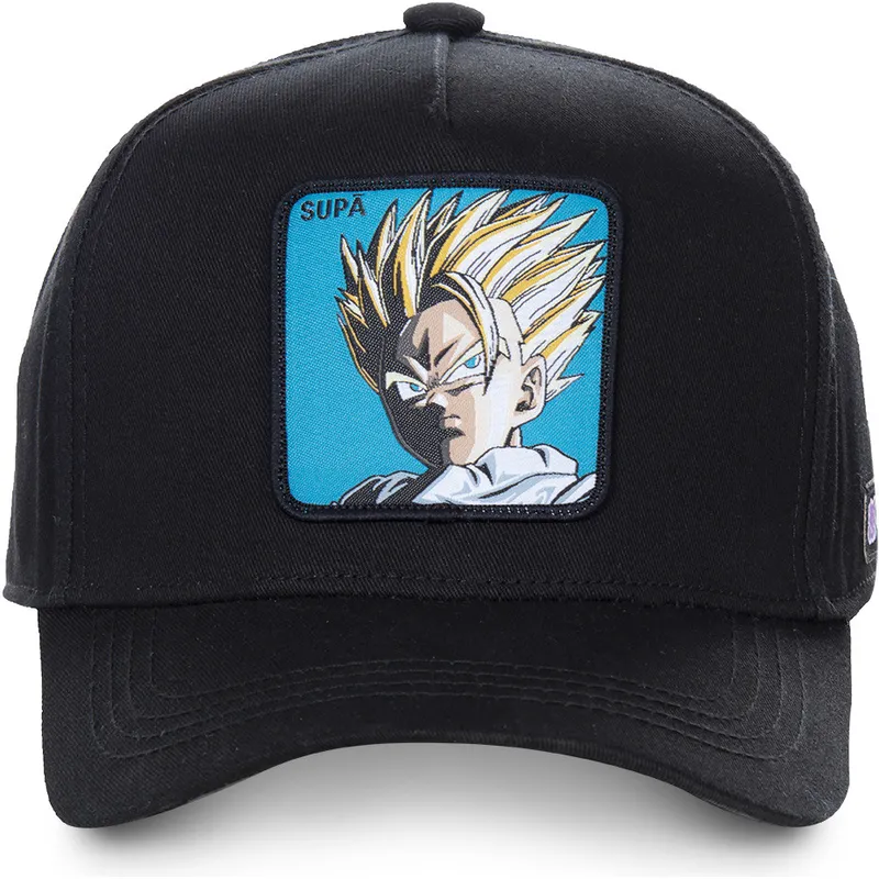 kapa-zaobljena-crna-snapback-super-saiyan-2-supb-son-gohan-dragon-ball-capslab