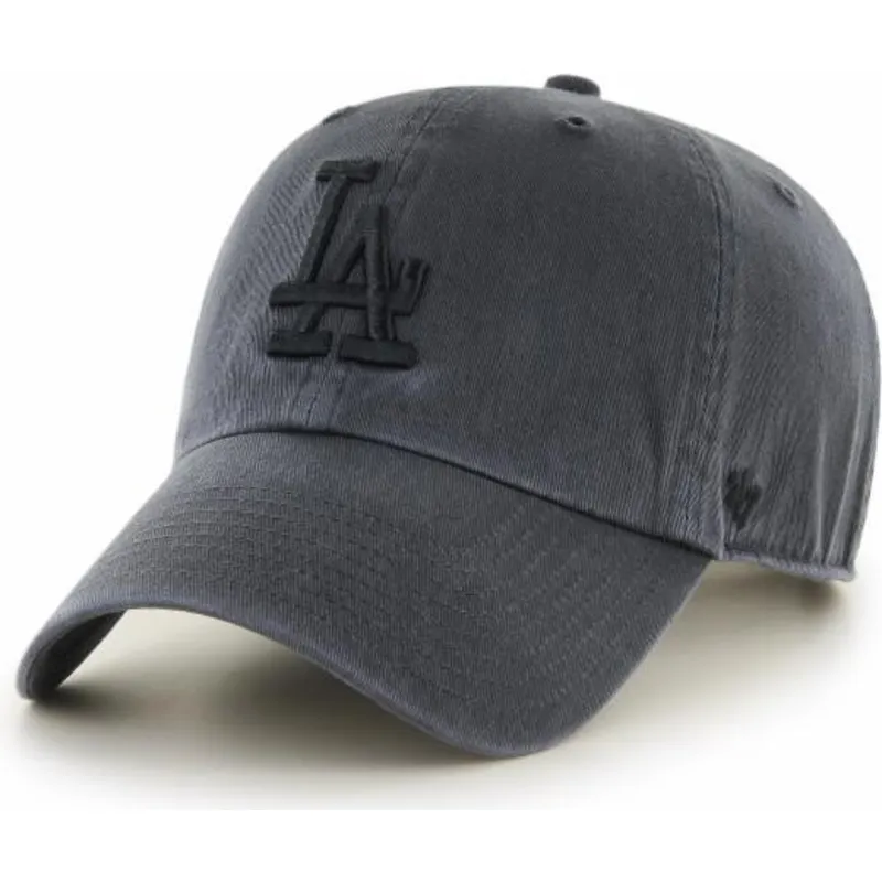 kapa-zaobljena-crna-podesiv-los-angeles-dodgers-mlb-47-brand