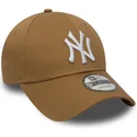 kapa-zaobljena-smeda-podesiv-9forty-essential-new-york-yankees-mlb-new-era