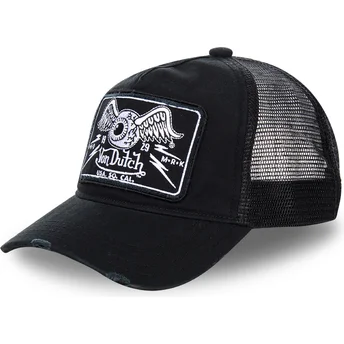 Cap zaobljena black snapback Von Dutch