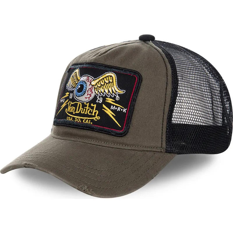 cap-zaobljena-brown-snapback-von-dutch