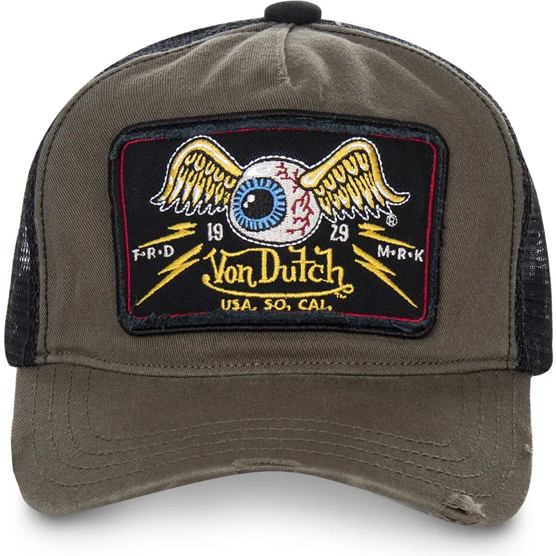 cap-zaobljena-brown-snapback-von-dutch