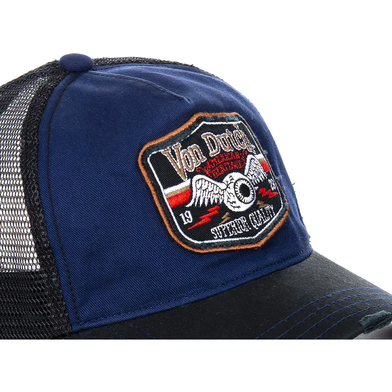 kapa-zaobljena-plava-snapback-truck03-von-dutch