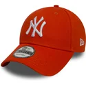 kapa-zaobljena-narancasta-podesiv-9forty-essential-new-york-yankees-mlb-new-era
