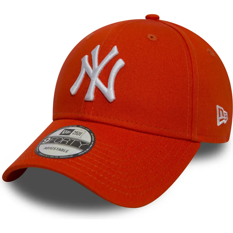 kapa-zaobljena-narancasta-podesiv-9forty-essential-new-york-yankees-mlb-new-era