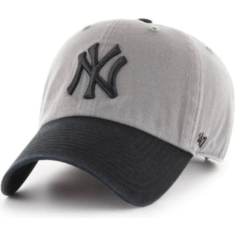 kapa-zaobljena-siva-podesiv-new-york-yankees-mlb-47-brand