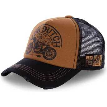 kapa-zaobljena-smeda-snapback-crew6-von-dutch