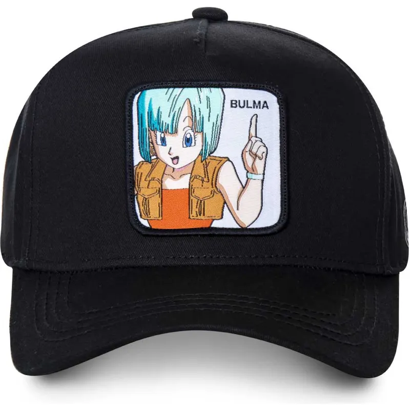 kapa-zaobljena-crna-snapback-bul4-bulma-dragon-ball-capslab