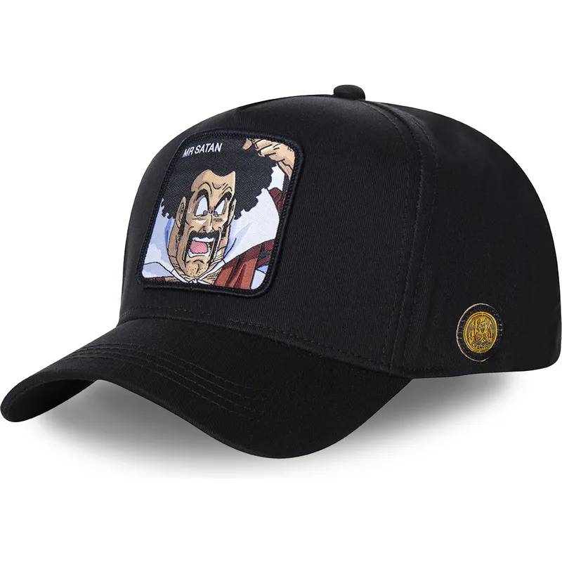 kapa-zaobljena-crna-snapback-sat4-mr-satan-dragon-ball-capslab