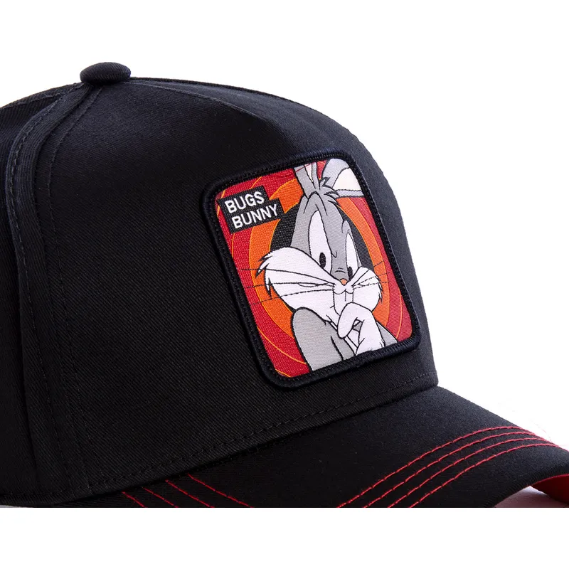 kapa-zaobljena-crna-snapback-bug2-zeko-dusko-looney-tunes-capslab kapa-zaobljena-crna-snapback-bug2-zeko-dusko-looney-tunes-capslab