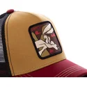cap-zaobljena-brown-snapback-coyote-looney-tunes-capslab