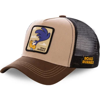 Kapa zaobljena smeđa snapback ROA2 Ptica Trkačica Looney Tunes Capslab