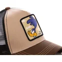cap-zaobljena-brown-snapback-roadrunner-looney-tunes-capslab