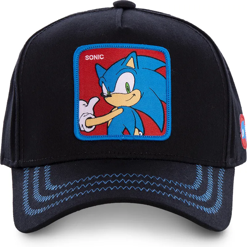 kapa-zaobljena-crna-snapback-so1b-sonic-sonic-the-hedgehog-capslab