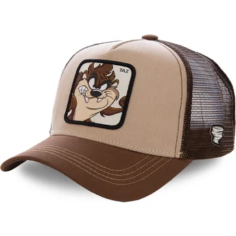 Kape zaobljena smeđa snapback Diablo Tasmanijski vrag Looney Tunes Capslab
