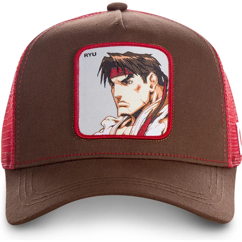 kapa-zaobljena-crvena-snapback-ryu-street-fighter-capslab kapa-zaobljena-crvena-snapback-ryu-street-fighter-capslab