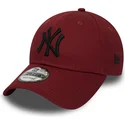 kapa-zaobljena-crvena-podesiv-9forty-essential-new-york-yankees-mlb-new-era
