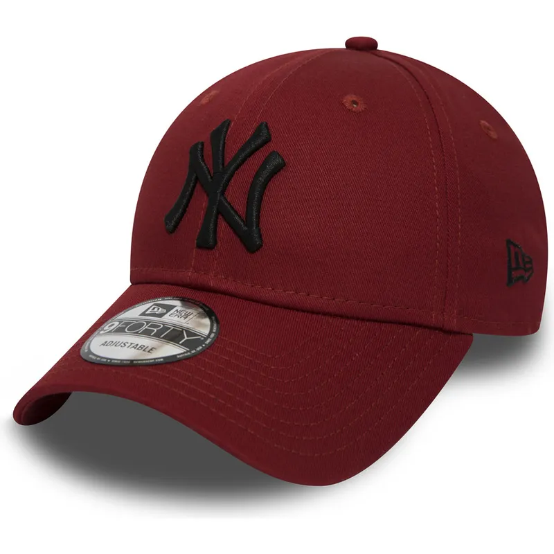 kapa-zaobljena-crvena-podesiv-9forty-essential-new-york-yankees-mlb-new-era