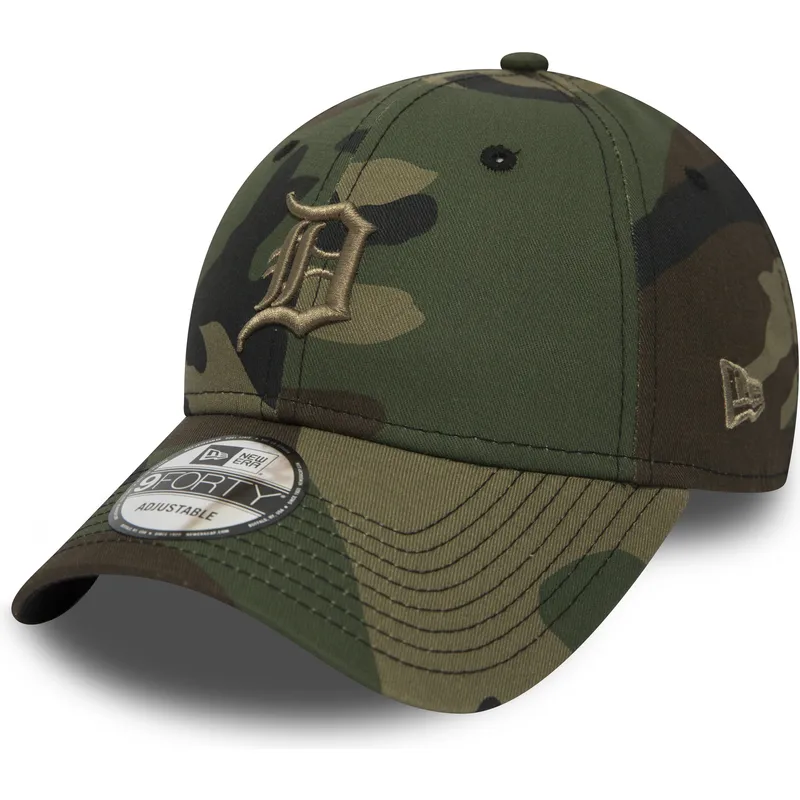 kapa-zaobljena-maskirni-podesiv-9forty-essential-detroit-tigers-mlb-new-era