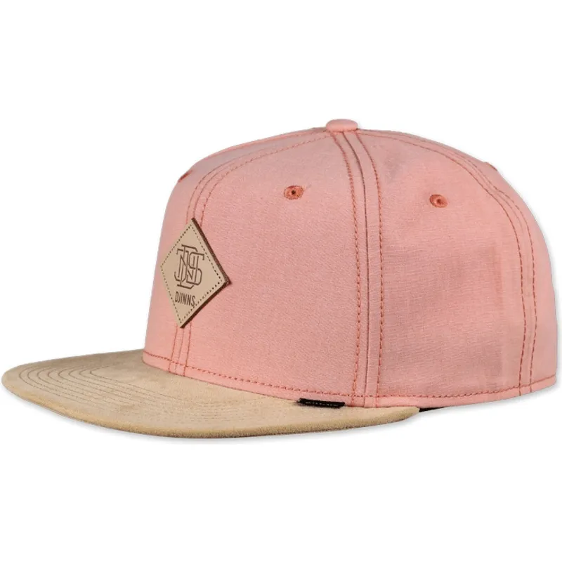 kapa-dabar-ruzicasta-snapback-melange-twill-djinns