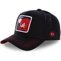 kapa-zaobljena-crna-snapback-knub-knuckles-the-echidna-sonic-the-hedgehog-capslab