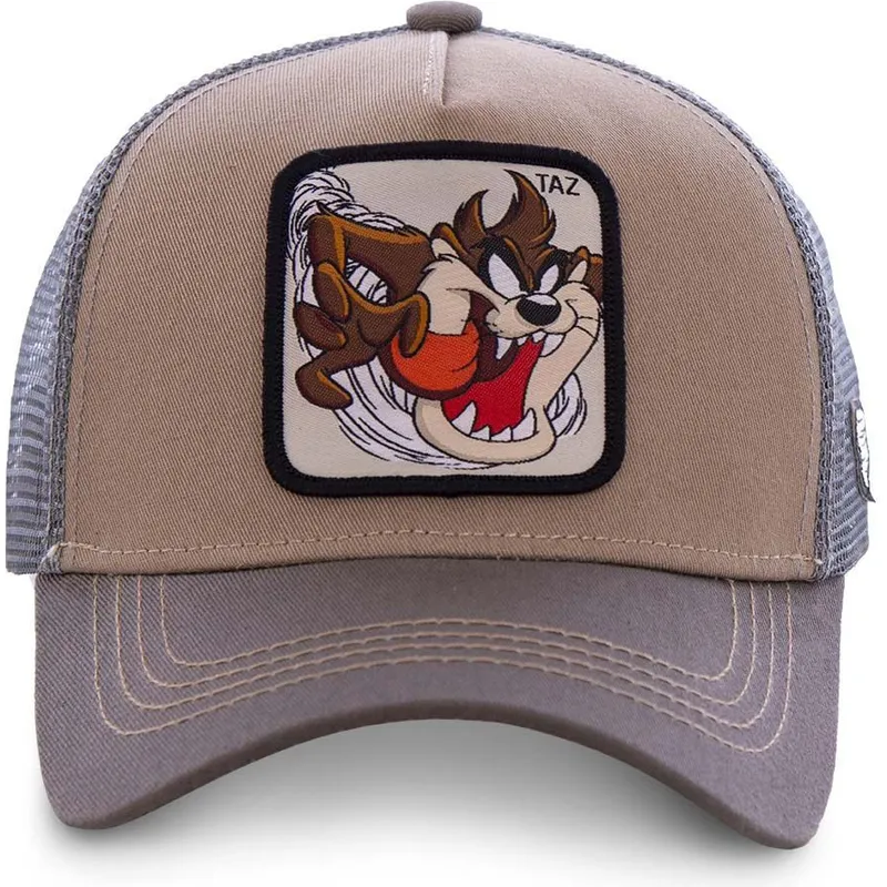 kapa-zaobljena-smeda-snapback-tasmanski-vrag-looney-tunes-capslab