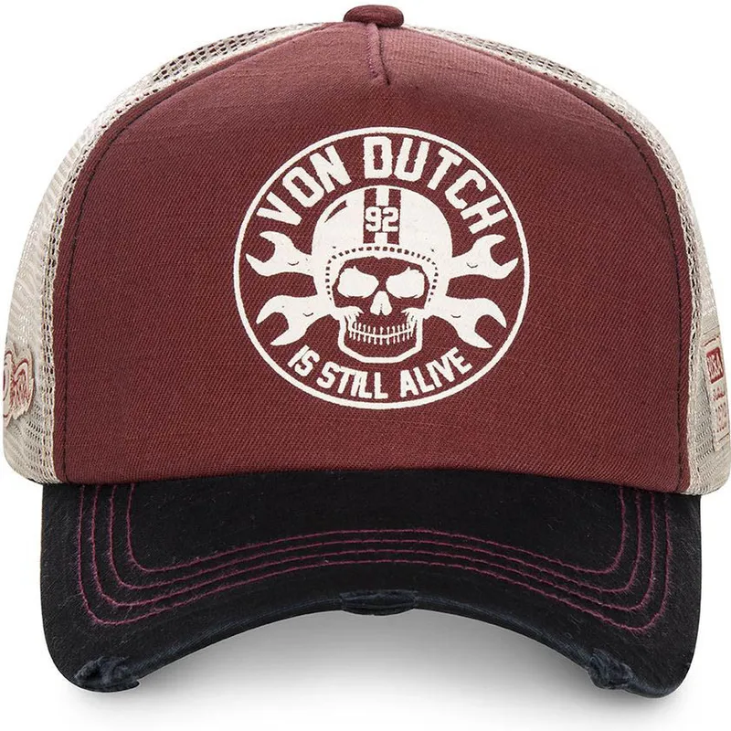 kapa-zaobljena-crvena-snapback-bor-von-dutch