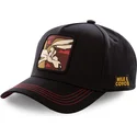 kapa-zaobljena-crna-snapback-coy3-kojot-looney-tunes-capslab
