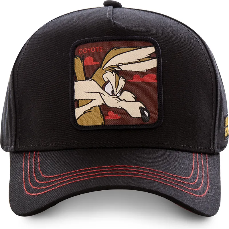 kapa-zaobljena-crna-snapback-coy3-kojot-looney-tunes-capslab