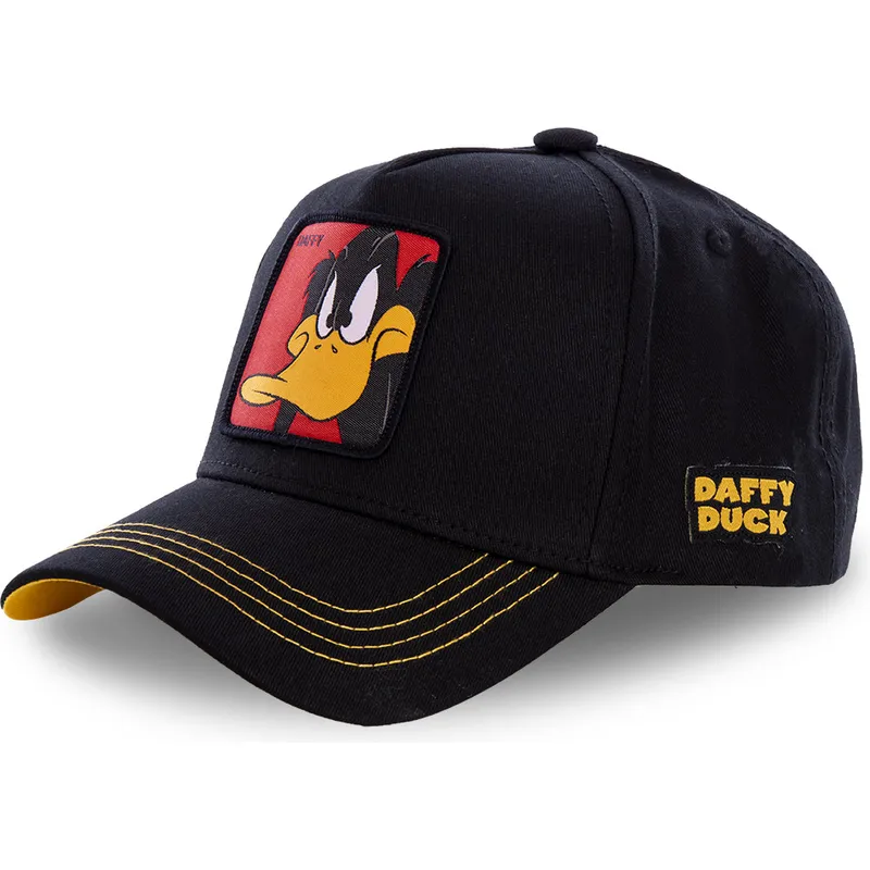 kapa-zaobljena-crna-snapback-daf3-patak-daca-looney-tunes-capslab