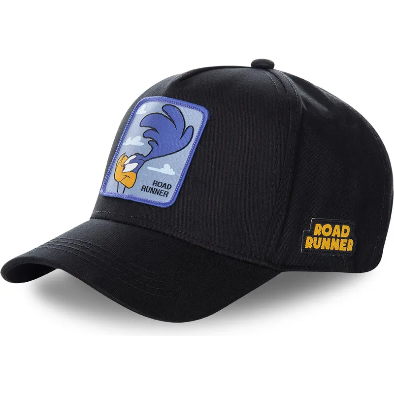 kapa-zaobljena-crna-snapback-roa3-ptica-trkacica-looney-tunes-capslab