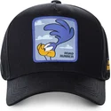 kapa-zaobljena-crna-snapback-roa3-ptica-trkacica-looney-tunes-capslab