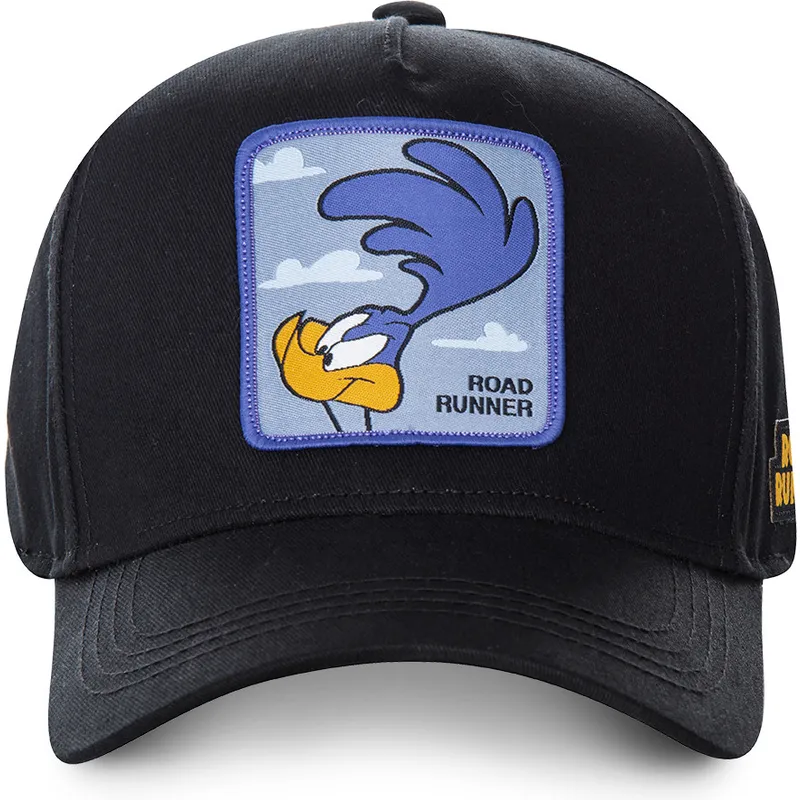 kapa-zaobljena-crna-snapback-roa3-ptica-trkacica-looney-tunes-capslab