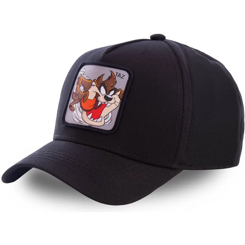 kapa-zaobljena-crna-snapback-tasmanski-vrag-looney-tunes-capslab