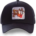 kapa-zaobljena-crna-snapback-tasmanski-vrag-looney-tunes-capslab