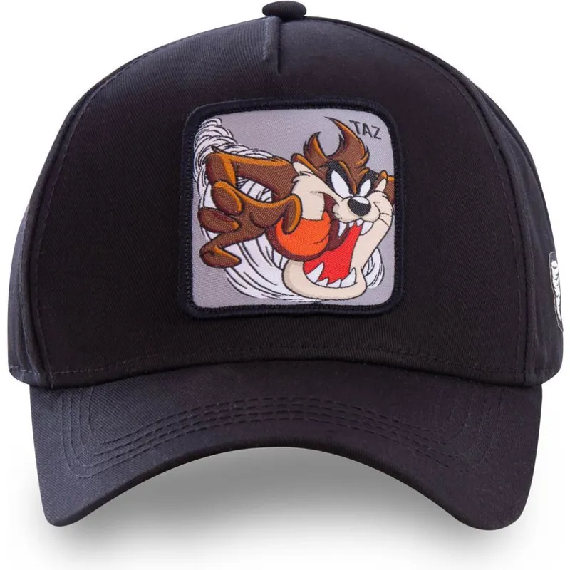 kapa-zaobljena-crna-snapback-tasmanski-vrag-looney-tunes-capslab