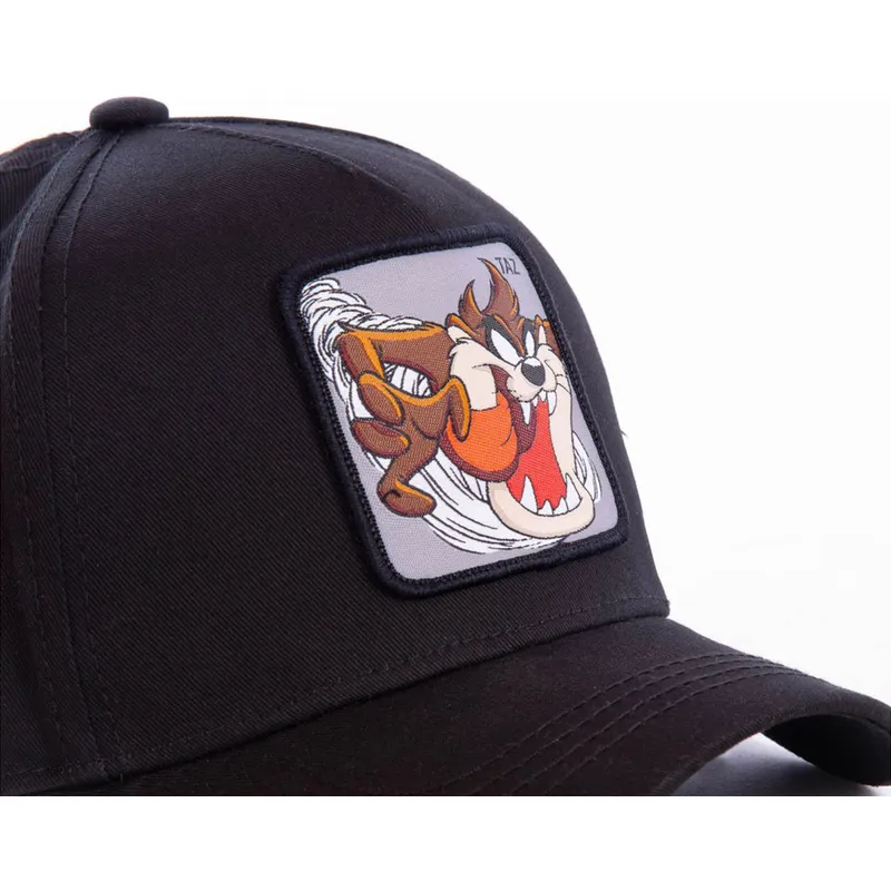 kapa-zaobljena-crna-snapback-tasmanski-vrag-looney-tunes-capslab