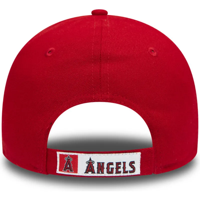kapa-zaobljena-crvena-podesiv-9forty-the-league-los-angeles-angels-mlb-new-era