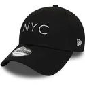 kapa-zaobljena-crna-podesiv-9forty-essential-nyc-new-era