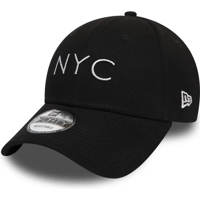 kapa-zaobljena-crna-podesiv-9forty-essential-nyc-new-era